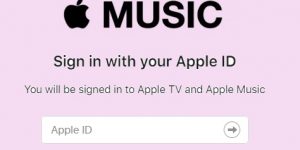 apple music login